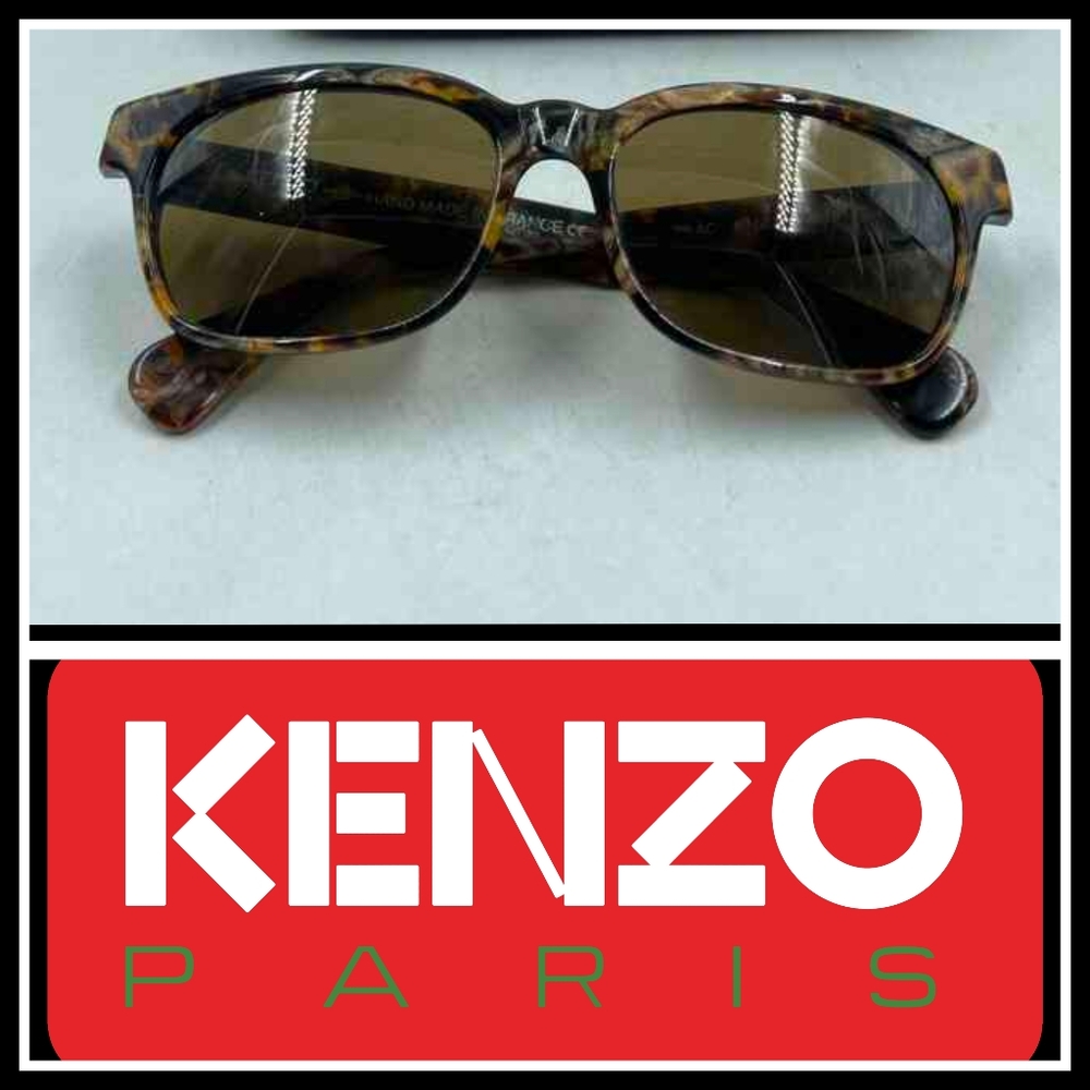 Vintage KENZO Sunglasses Unisex Made in France Tortoise color